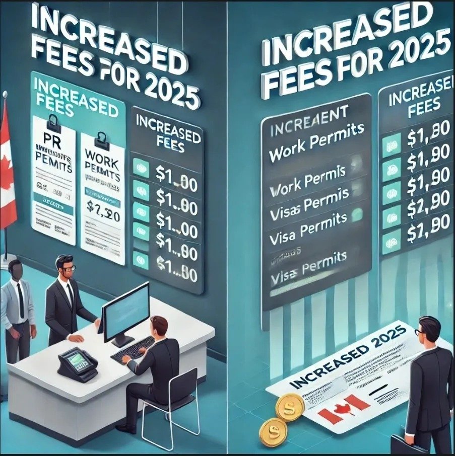 Increased Fees for PR, Work Permits, & Others (2024-2025)